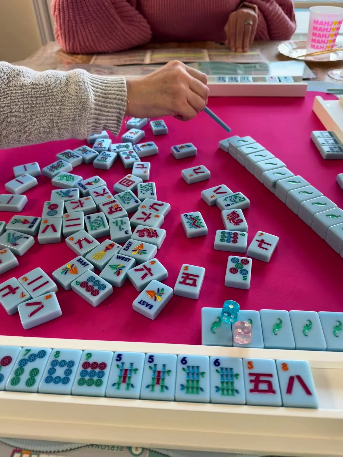 麻将胡了游戏中的麻将牌展示